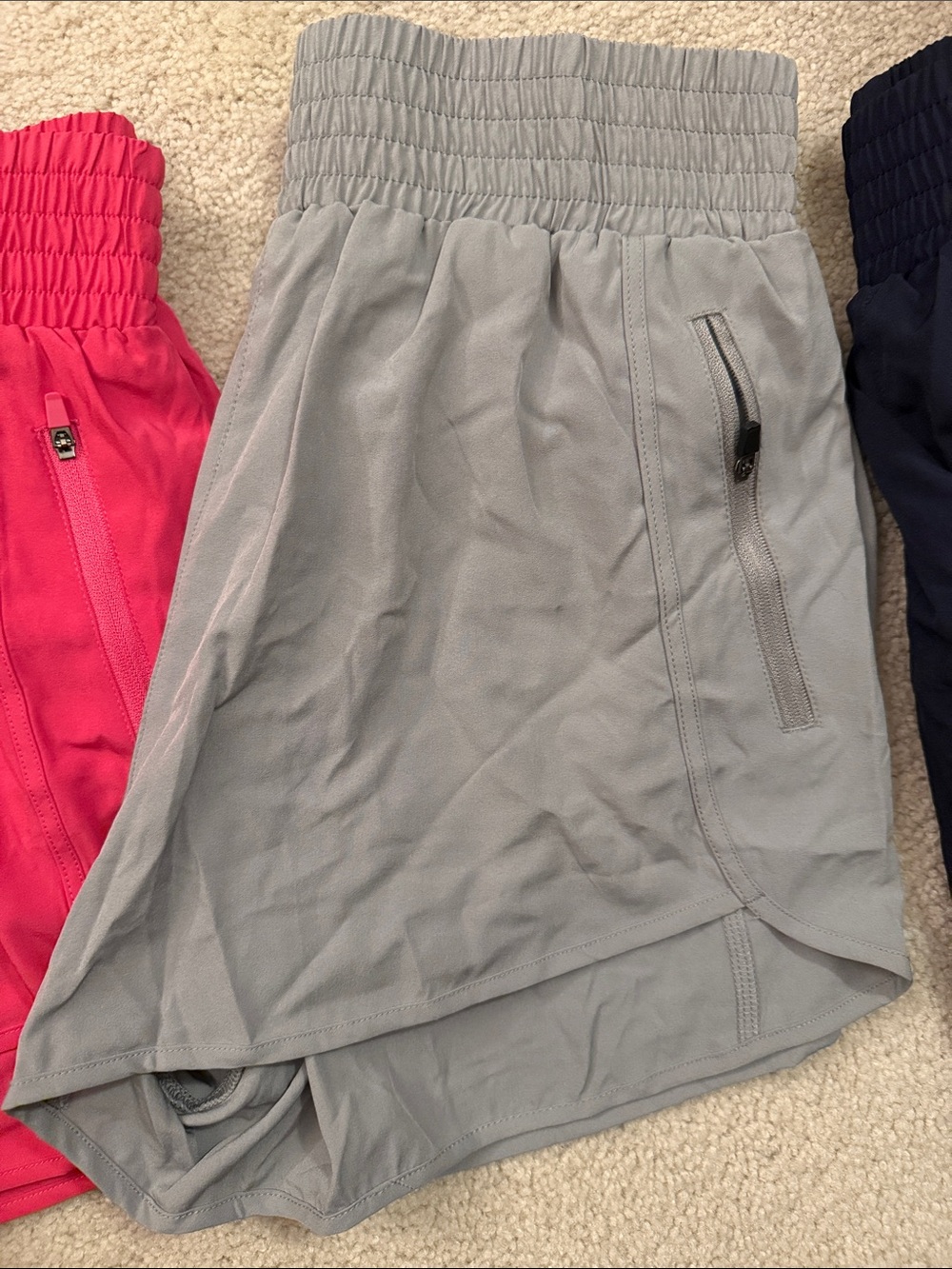 Amazon Women's Athletic Shorts - Black, Pink, Gray, Navy, Tan - Picture 4 of 8